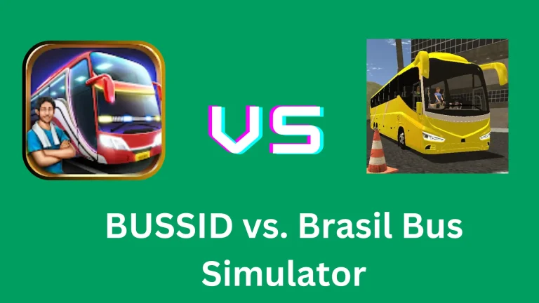 feature image of BUSSID vs. Brasil Bus Simulator-showing bus icons in the image of the games
