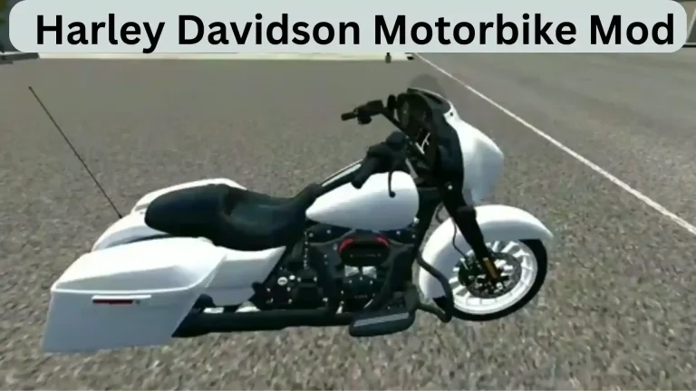 Feature image of Harley Davidson mod- showing motorbike in background