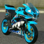 Feature image of Honda CBR 600RR Mod BUSSID-showing the sport bike Honda CBR 600RR