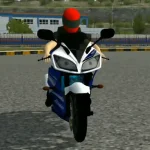 feature image of the Yamaha R15 V2 mod bussid- showing the sport bike Yamaha R15 V2