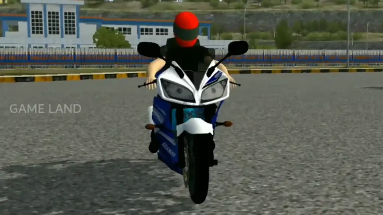 feature image of the Yamaha R15 V2 mod bussid- showing the sport bike Yamaha R15 V2