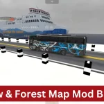 feature image of Snow & Forest Map Mod BUSSID