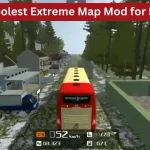 feature image of the ETS2 Coolest Extreme Map Mod for BUSSID Mod APK