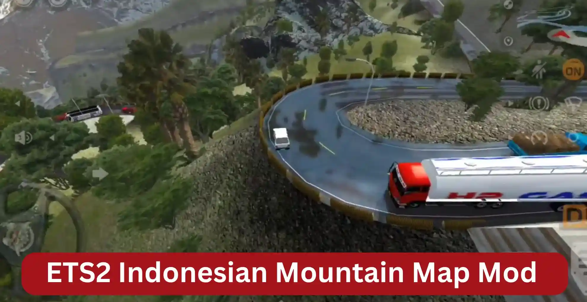 feature image of ETS2 Indonesian Mountain Map Mod
