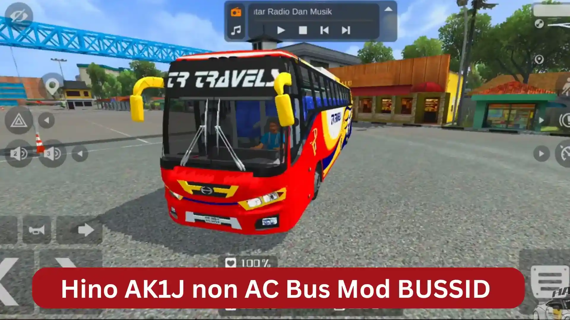 feature image of Hino AK1J non AC Bus Mod BUSSID