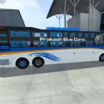 feature image of Prakash Volvo Celeste Sleeper Mod BUSSID