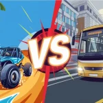 feature image of BUS SIMULATOR INDONESIA VS BEACH BUGGY RACING